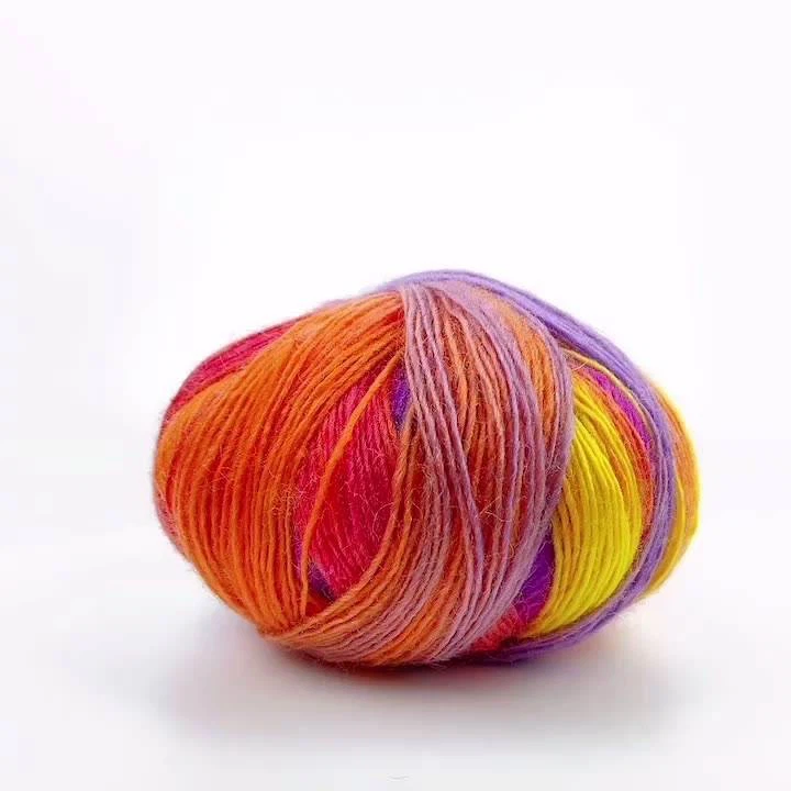 blended acrylic yarn