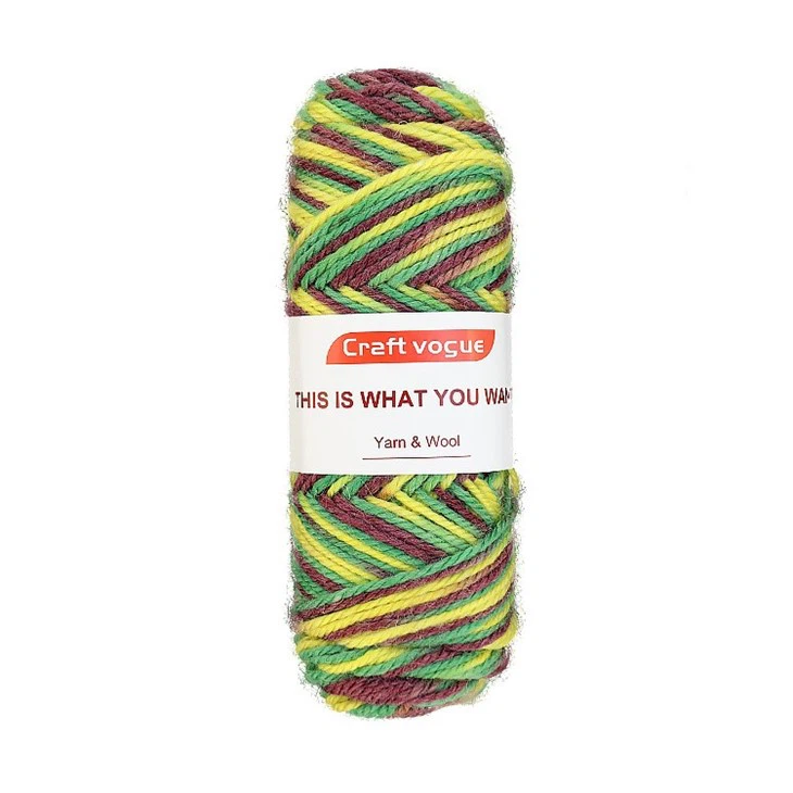 Multi Coloured Aran Wool Yarn