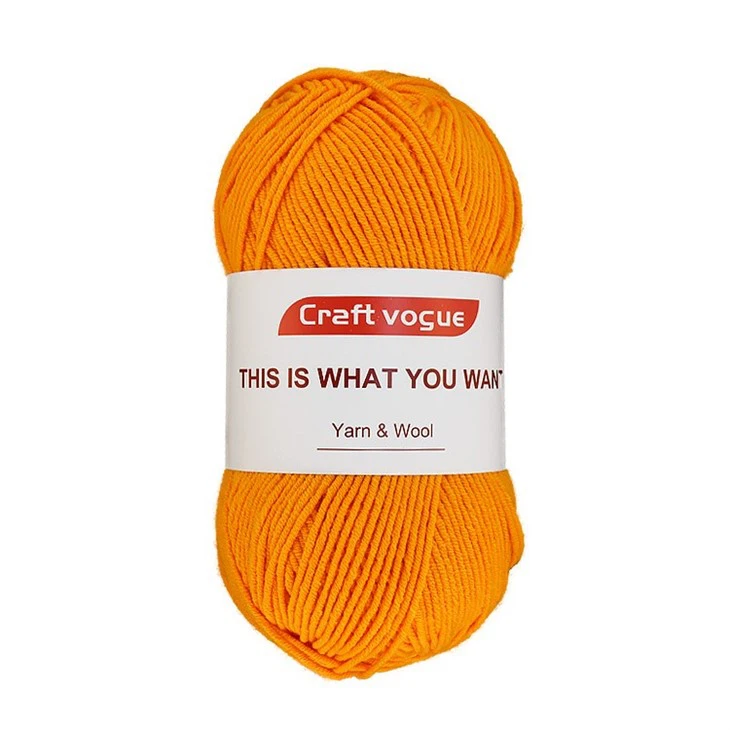 worsted cotton blend yarn