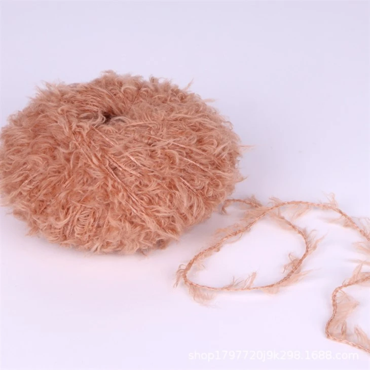 Sợi len màu nâu 100g