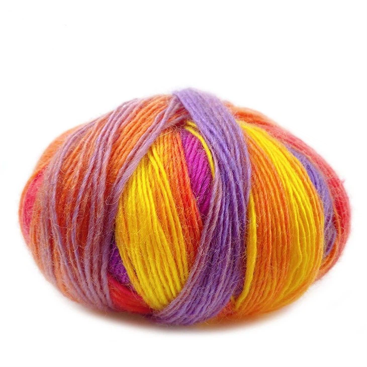 green aran yarn